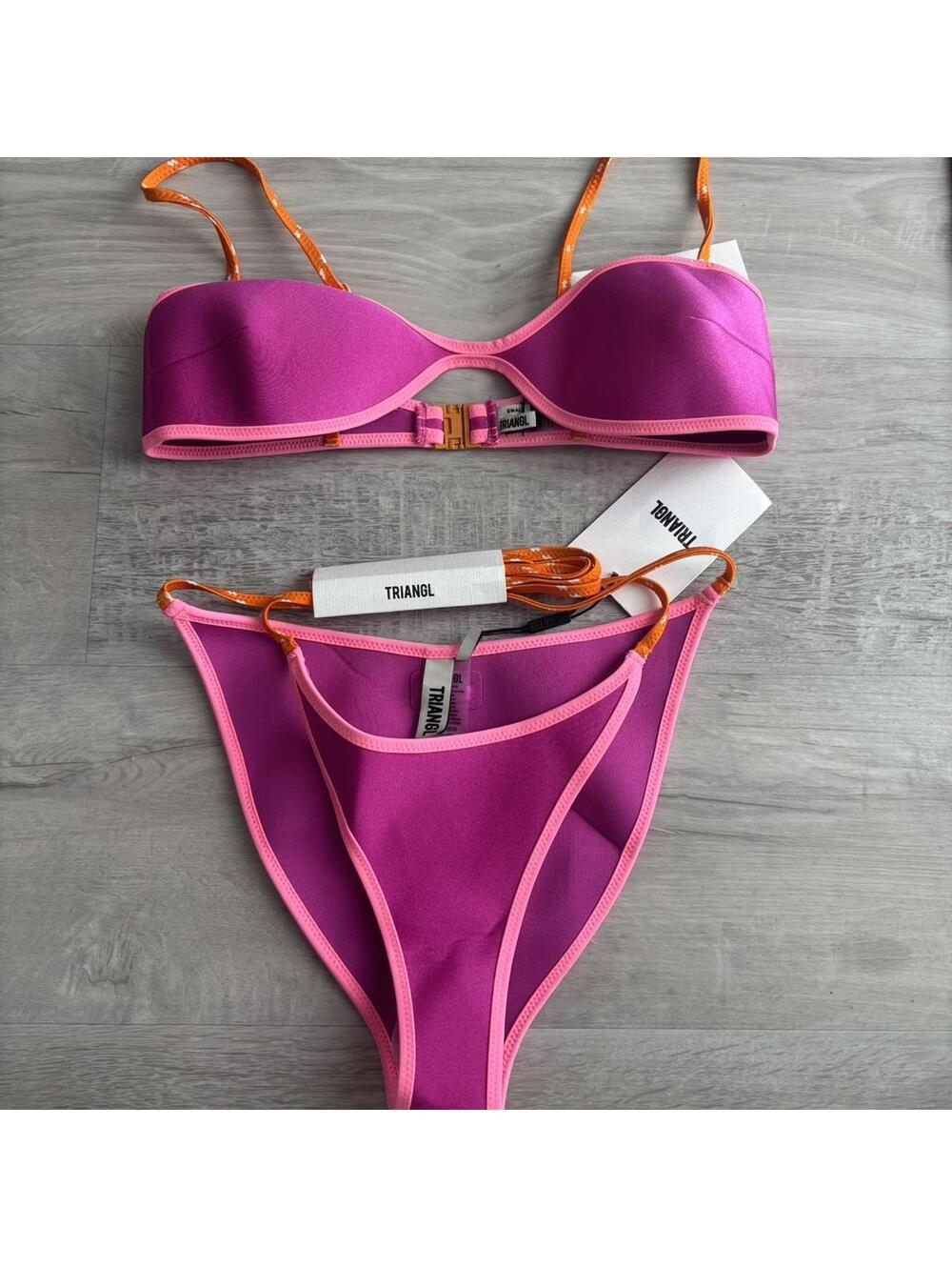 PIGI Neoprene Crop Bikini Set (Cheeky)(Bag Included)